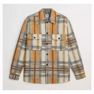 ZARA Men's Plaid Overshirt Jacket Size S